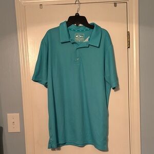 Drake Clothing Company Men's Teal Polo Shirt